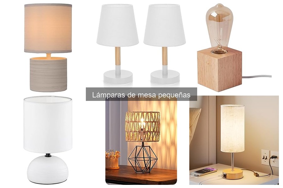 Lámparas de mesa pequeñas para decorar tu hogar con estilo