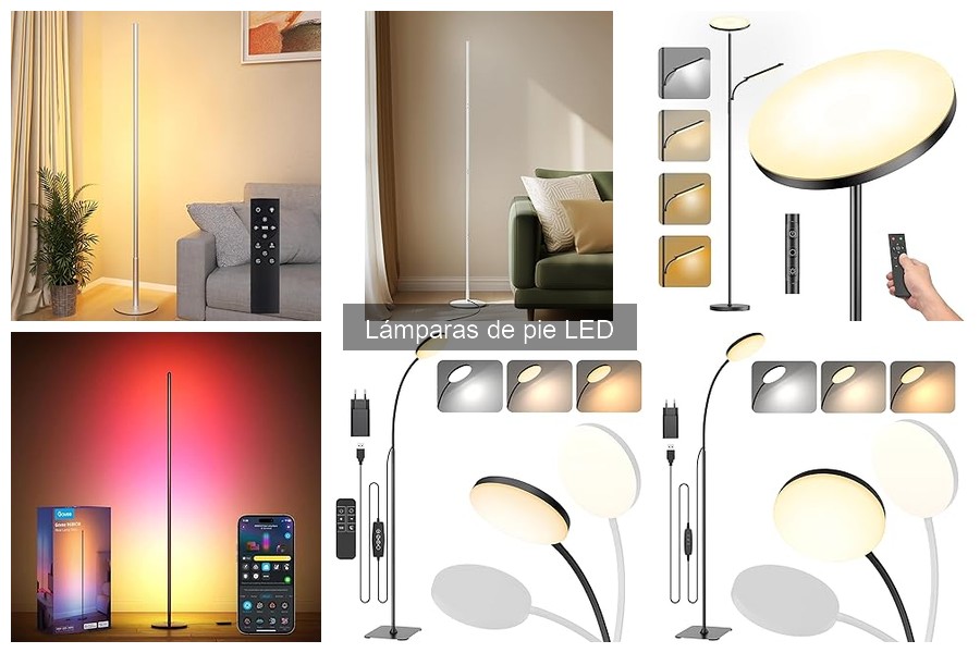 Lámparas de pie LED para lectura: mejor iluminación 2023