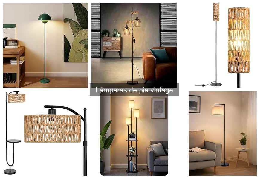 Lámparas de Pie Vintage: ¿Son ideales para Iluminación de Trabajo?