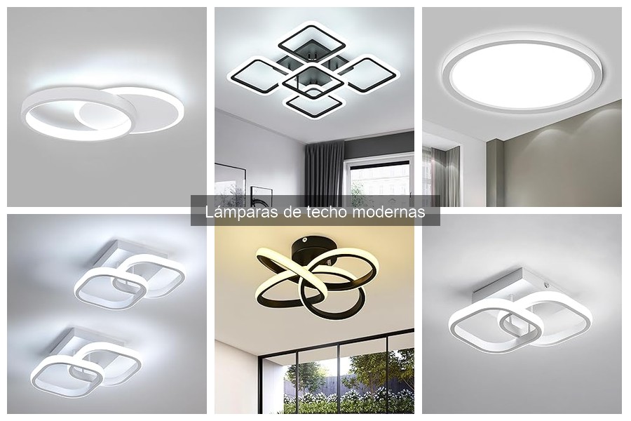 Lámparas de Techo Modernas para Ambientes Minimalistas