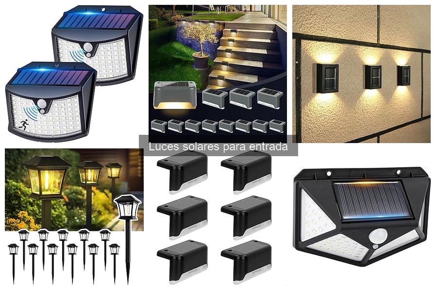 Las luces solares más potentes para entradas grandes