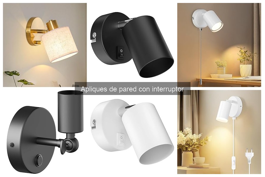 Las Mejores Épocas para Comprar Apliques de Pared con Interruptor