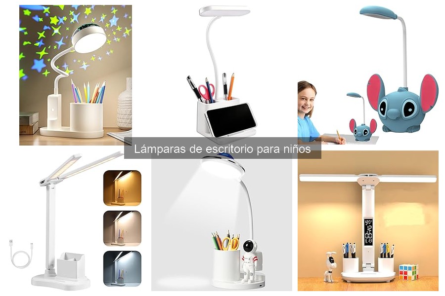 Las mejores lámparas de escritorio para niños y su concentración