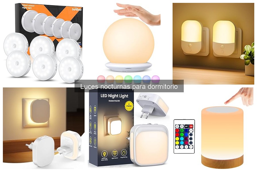 Las Mejores Ofertas de Luces Nocturnas para Dormitorio