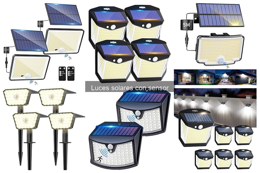 ** Limitaciones de las luces solares con sensor: lo que debes saber