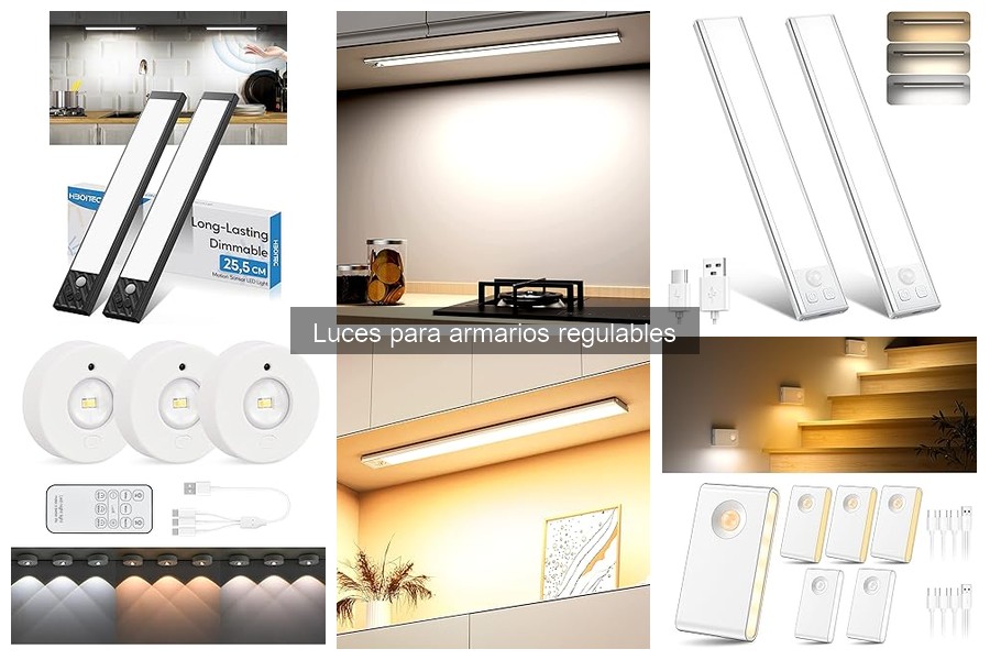 Luces de Bajo Consumo Regulables para Armarios: Ventajas Clave
