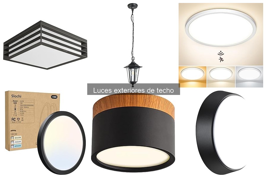 Luces exteriores de techo para ambientes húmedos: Guía completa