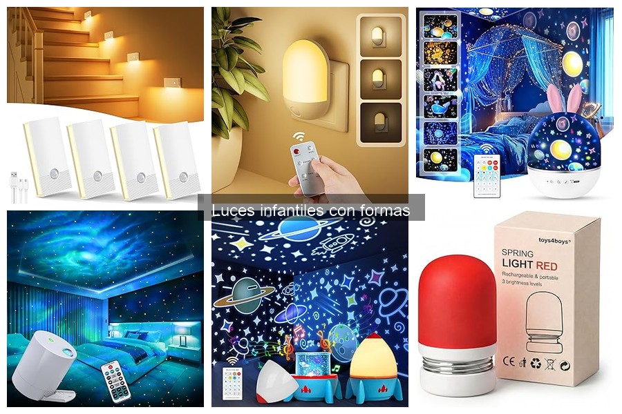 Luces infantiles con formas vs. luces de noche: ¿Cuál elegir?