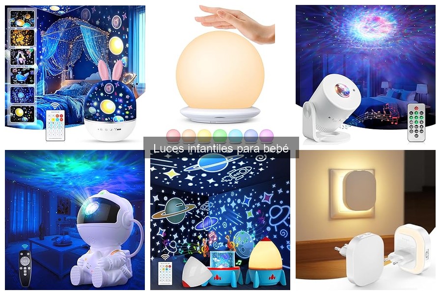 Luces Infantiles con Funciones Especiales para Bebés