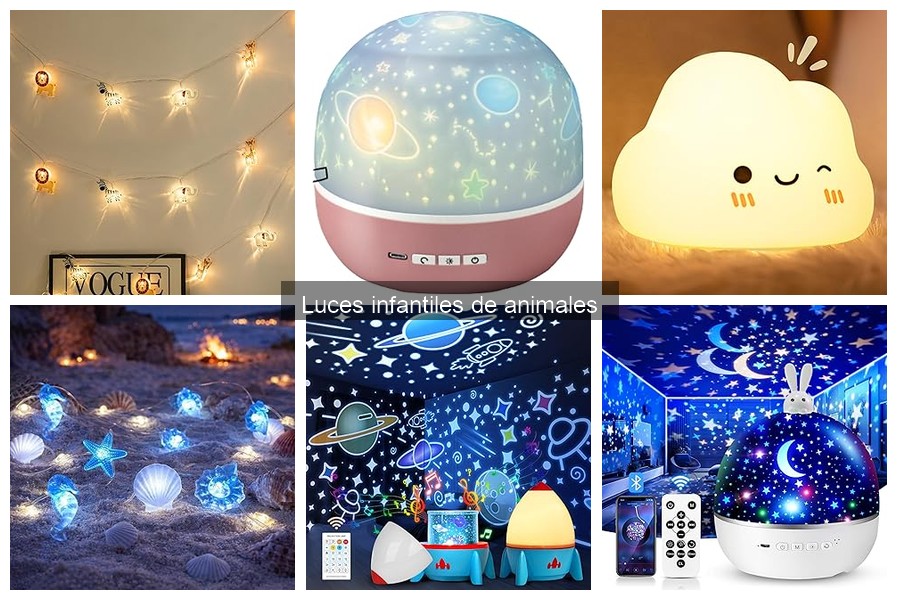 Luces infantiles de animales: ideas para decorar habitaciones