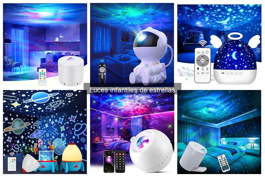 Luces infantiles de estrellas: Guía de características y beneficios