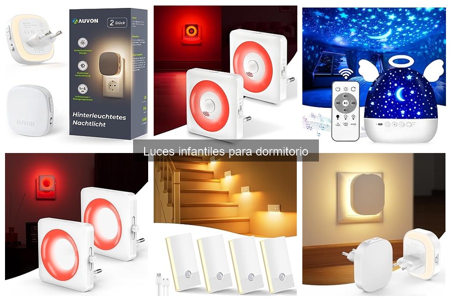 Luces infantiles para dormitorio: Características y tipos