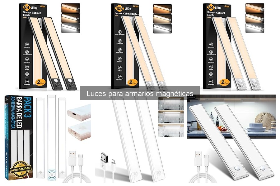 Luces magnéticas para armarios: características y funcionamiento