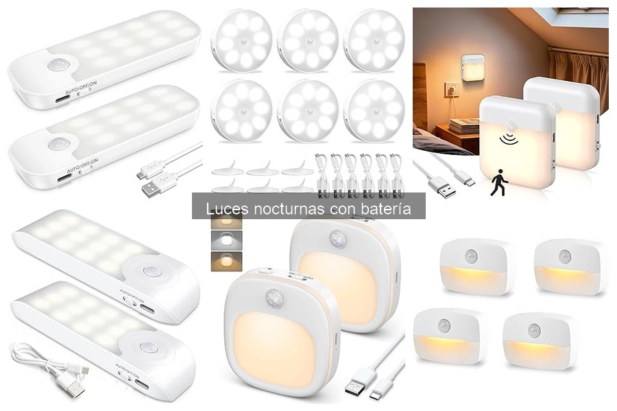 Luces nocturnas con sensor de movimiento: Funciones y beneficios