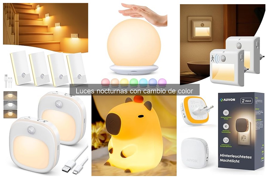 Luces nocturnas de color para mascotas: comodidad y seguridad