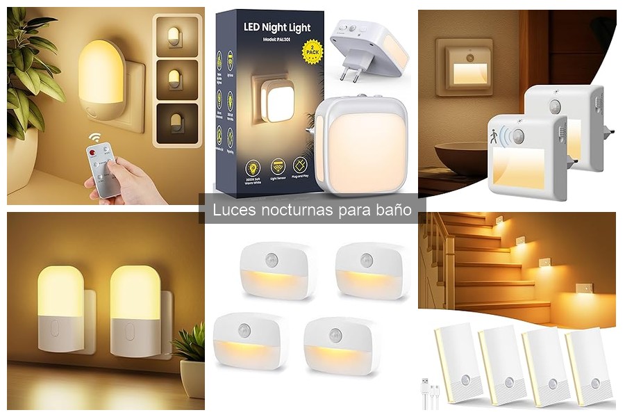 Luces Nocturnas Ecológicas para Baño | Opciones Amigables