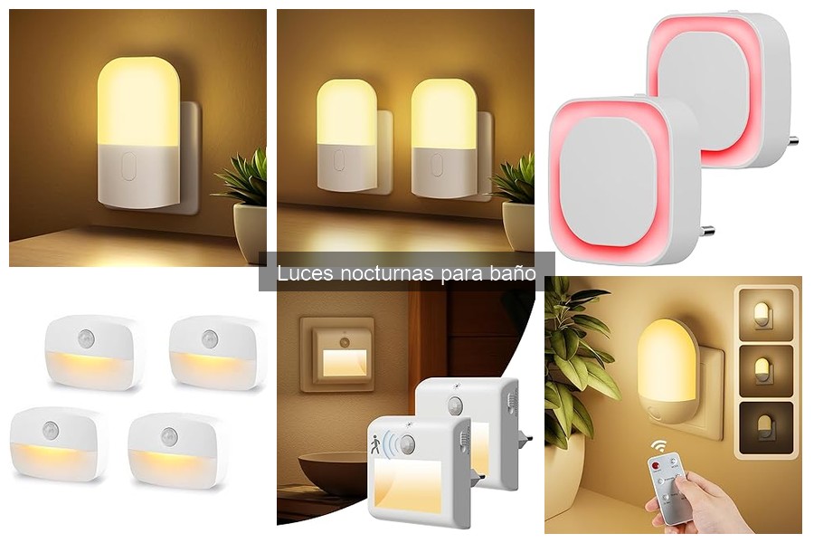 Luces nocturnas para baño con sensor de movimiento: Guía completa