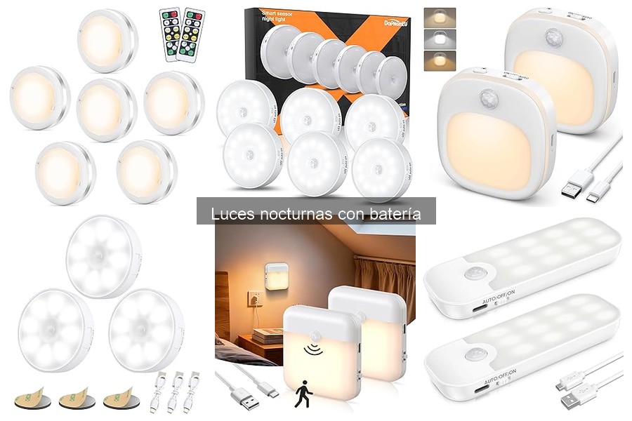 Luces Nocturnas: Recarcables vs Desechables, Pros y Contras