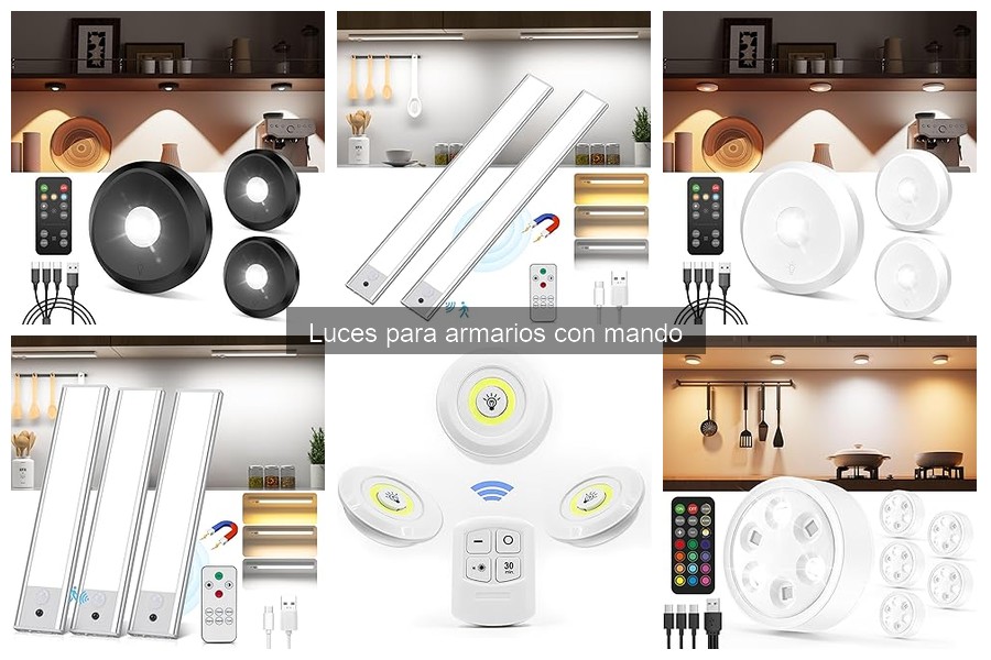 Luces para armarios con mando: ¿qué son y cómo funcionan?