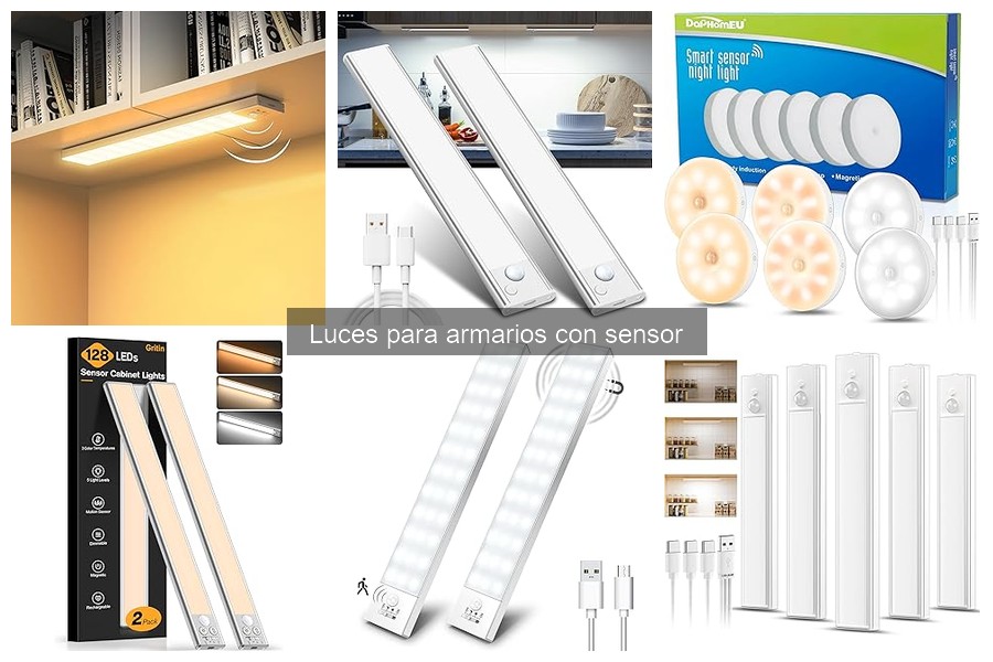 Luces para Armarios con Sensor: ¿Son adecuadas para exteriores?