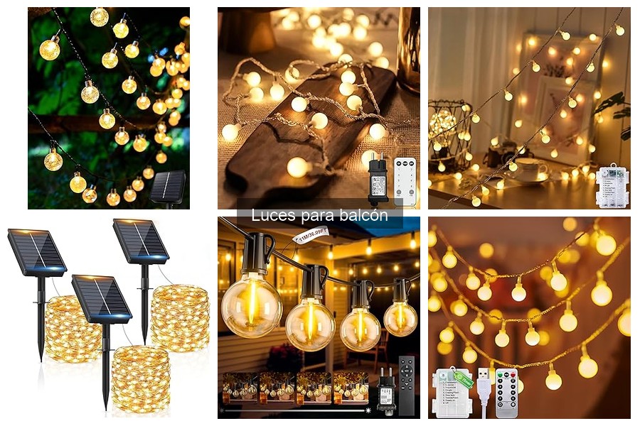 Luces para balcón: dónde comprarlas con envío rápido