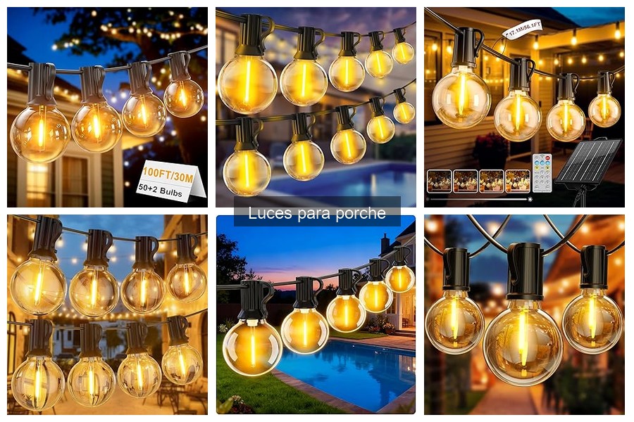 Luces para porche en espacios pequeños: guía de compra