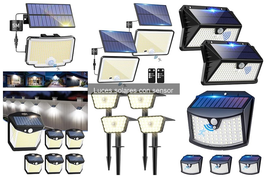 Luces solares con sensor: ¿Qué son y cómo funcionan?