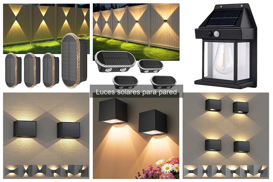 Luces solares para pared en oferta: mejores precios y dónde comprar