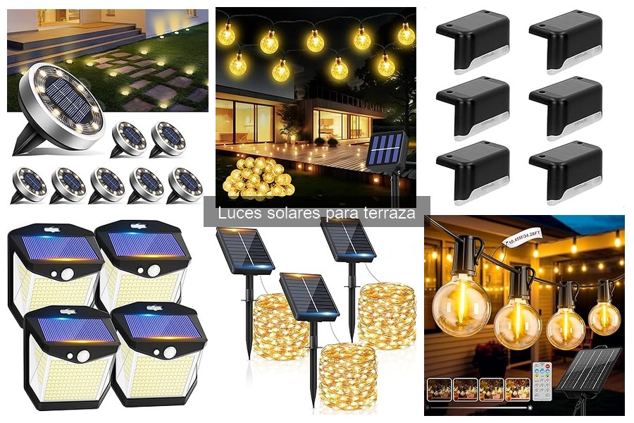 Luces solares para terrazas grandes vs. pequeñas: ¿cuál elegir?