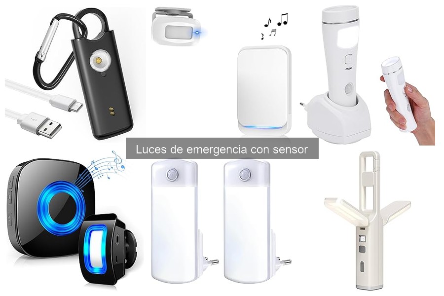 Mantenimiento de luces de emergencia con sensor para durabilidad