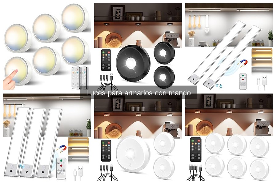Mantenimiento de luces para armarios con mando: consejos útiles