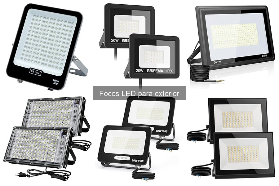 Mantenimiento efectivo de focos LED para exterior