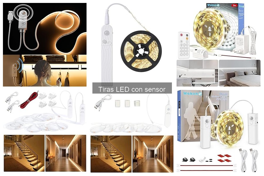 Mejora tu decoración con tiras LED con sensor
