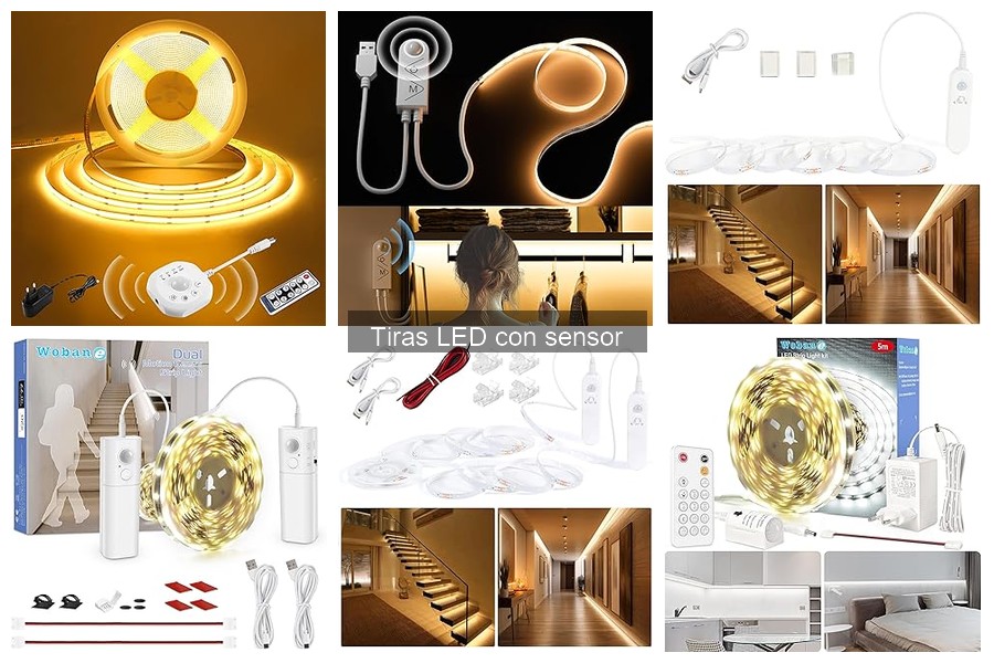 Mejores accesorios para tiras LED con sensor