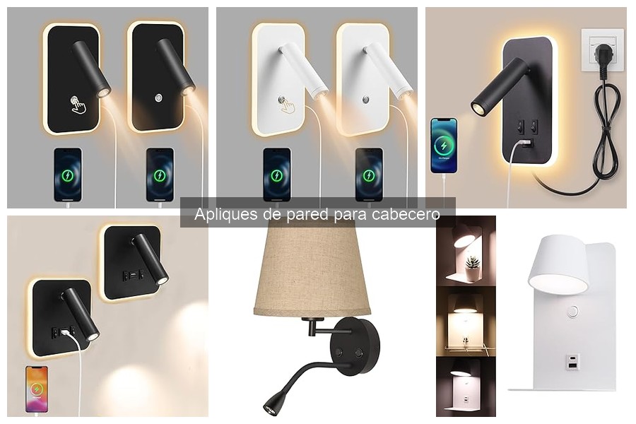Mejores apliques de pared para cabeceros pequeños en 2023