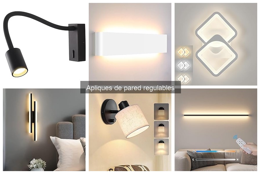 Mejores apliques de pared regulables para habitaciones pequeñas