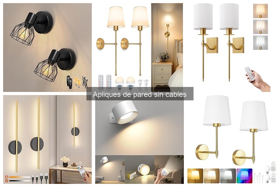 Mejores Apliques de Pared Sin Cables para Iluminación Exterior