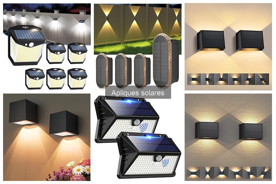 Mejores apliques solares para exterior: reseñas y comparativas