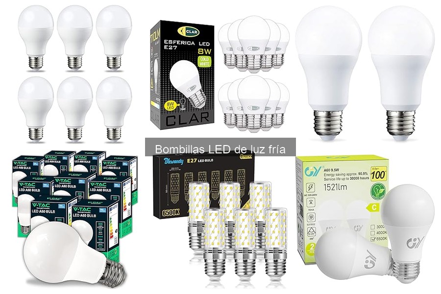 ** Mejores bombillas LED de luz fría para espacios pequeños