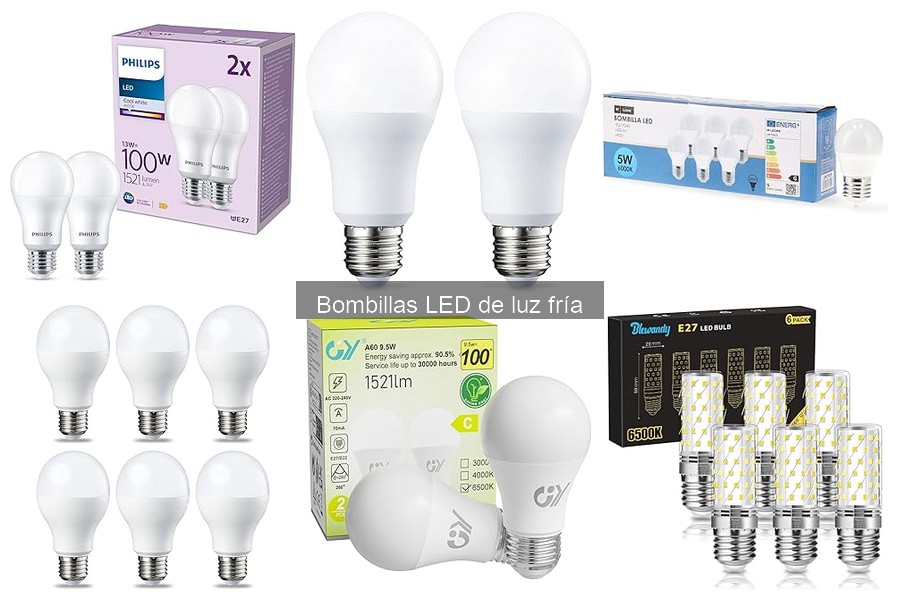 Mejores bombillas LED de luz fría para oficinas