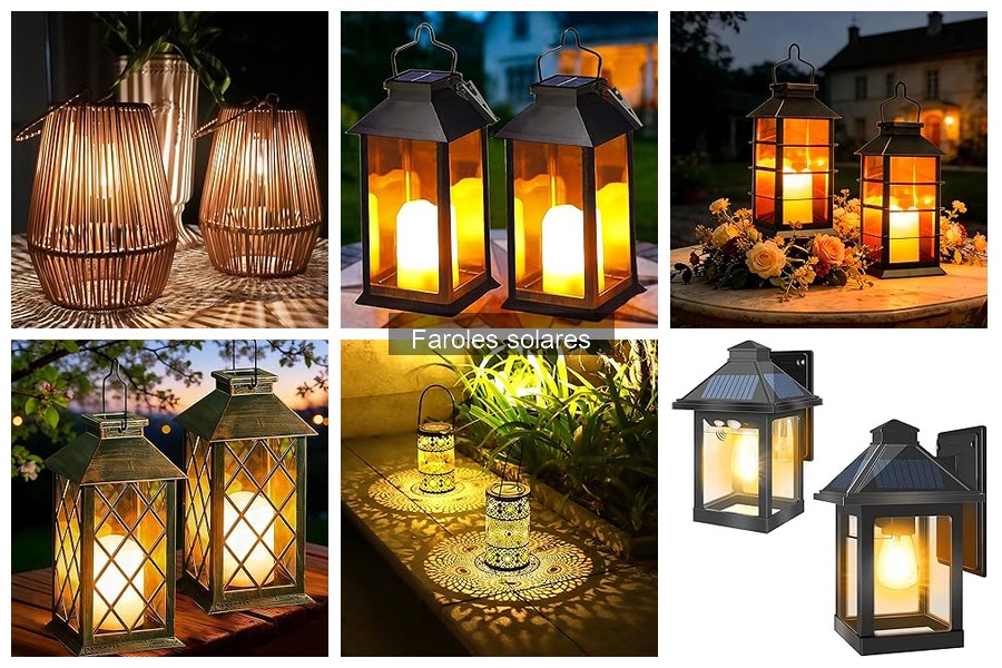 Mejores faroles solares para iluminar tu jardín