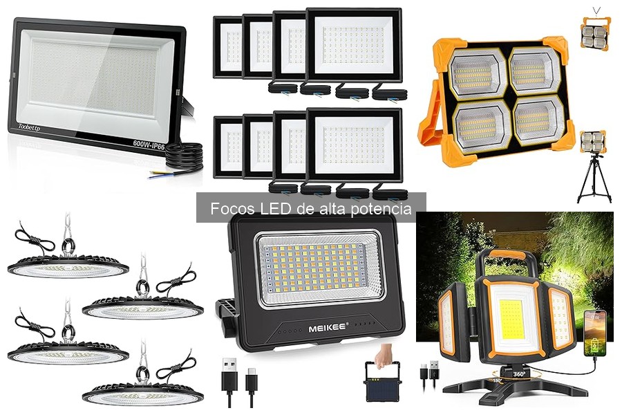 Mejores focos LED de alta potencia para exteriores