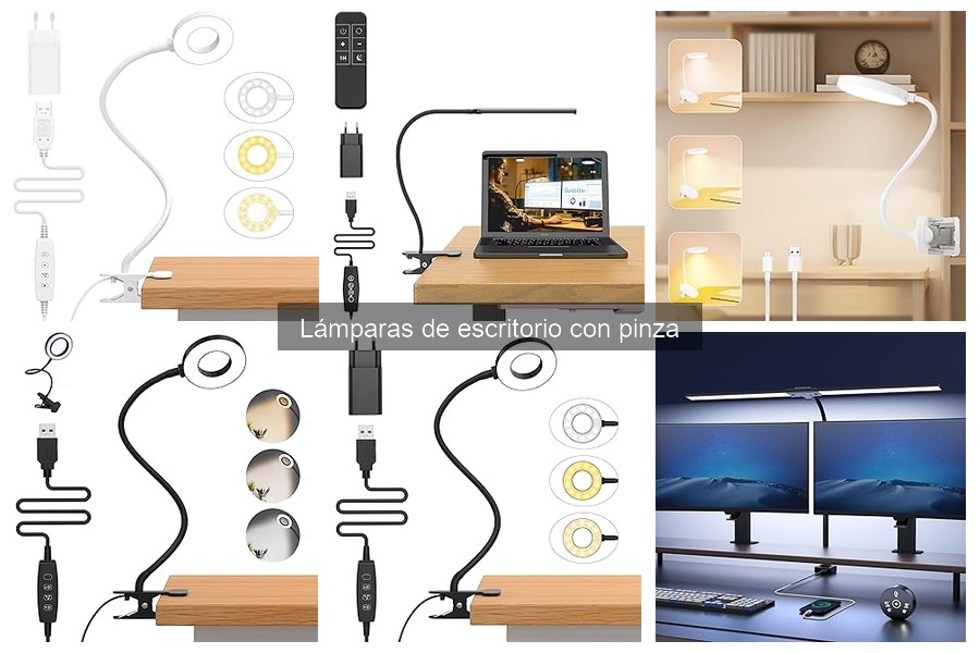Mejores lámparas de escritorio con pinza para estudiantes