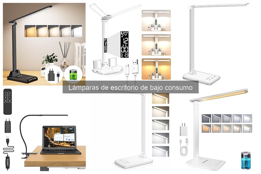 Mejores lámparas de escritorio de bajo consumo para estudiantes