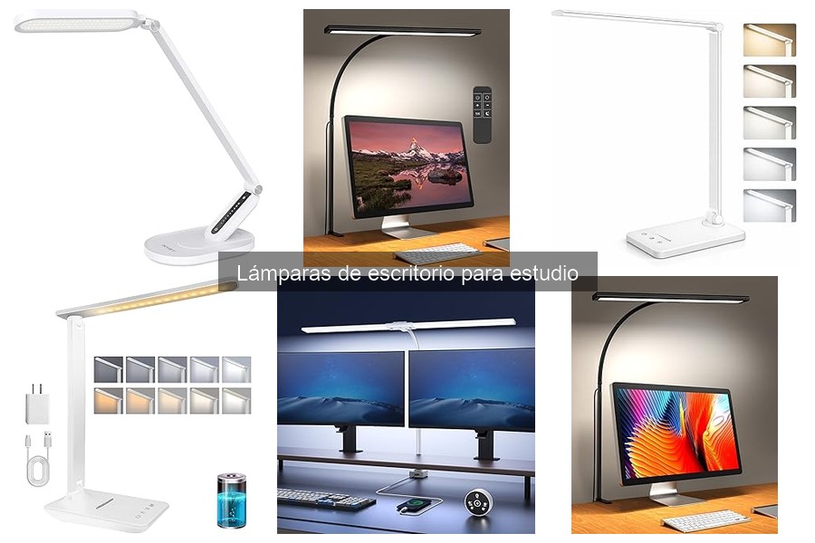 Mejores lámparas de escritorio para estudiantes: comparativa 2023