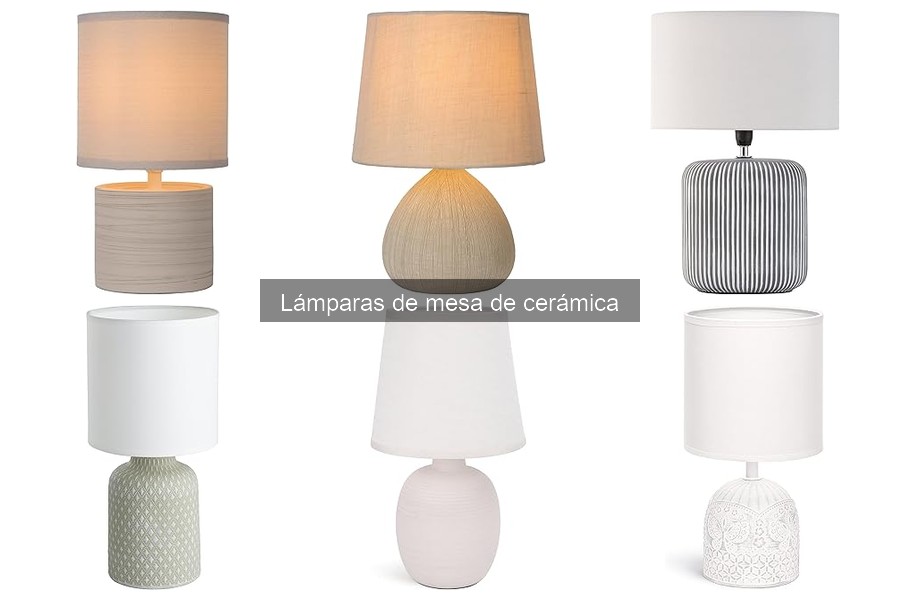 Mejores lámparas de mesa de cerámica para oficinas