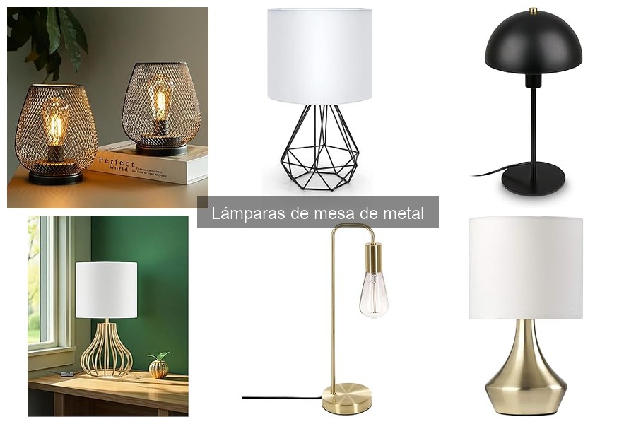 Mejores lámparas de mesa de metal para decoración moderna
