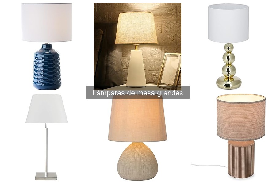 Mejores lámparas de mesa grandes para habitaciones pequeñas