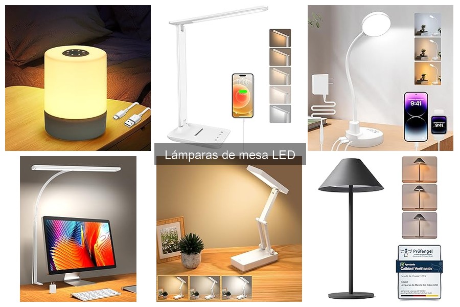 Mejores lámparas de mesa LED para estudios: guía comparativa