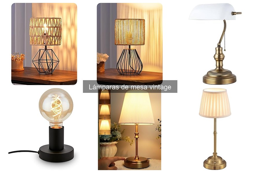 Mejores lámparas de mesa vintage para la sala de estar